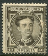 Ed 178* 1876 Alfonso XII 40 Cts Castaño Nuevo - Nuevos