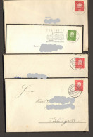 BRD Heuss (III) Sammlung Von 22 Briefen Und 1 Ganzsache 5 Bilder - Lettres & Documents