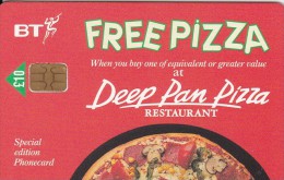 UK, BCC-073, Deep Pan Pizza - Red,  2 Scans. - BT Général