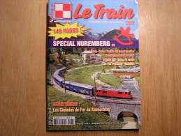 LE TRAIN N° 287 Revue Alpes Semmering Loco Tender 022 Du Midi Caën Tours Autorail Chemins De Fer Modélisme SNCF - Ferrovie & Tranvie