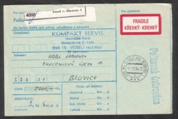 C01705 - Czech Rep. (1994) 698 01 Veseli Nad Moravou 1 / 336 01 Blovice (postal Parcel Dispatch Note) - Briefe U. Dokumente