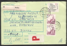 C01711 - Czech Rep. (1994) 739 01 Baska / 336 01 Blovice (postal Parcel Dispatch Note) - Cartas & Documentos