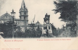 B80872 El Parque Seminario Con La Estatua De  Guyaquil  Ecuador Front/back Image - Ecuador