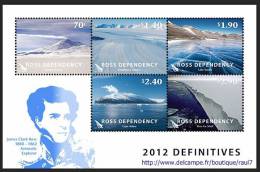 ROSS Dependency -2012 - Paysages Antarctic, Glaciers, Lacs - BF Neufs*** // Mnh Sheet - Ongebruikt