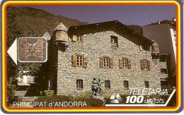 AND-016 TARJETA DE ANDORRA  CASA DE LA VALL - Andorra