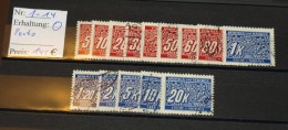 Böhmen Und Mähren Porto 1 -14  Gebraucht   #3823 - Used Stamps