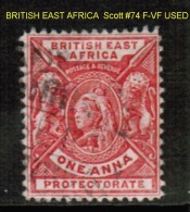 BRITISH EAST AFRICA   Scott  # 74  F-VF USED - África Oriental Británica