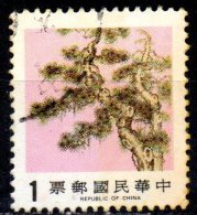 TAIWAN 1986 Pine, Bamboo And Plum - $1 - Pine Tree FU - Gebraucht