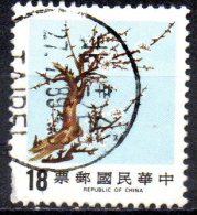 TAIWAN 1986 Pine, Bamboo And Plum - $18 - Plum Blossom   FU - Gebruikt