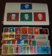 Bund Jahrgang Year Set  1968   Postfrisch ** MNH   #3830 - Collections