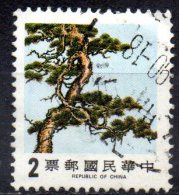 TAIWAN 1984 Pine, Bamboo And Plum -  $2 Pine Tree  FU - Gebraucht