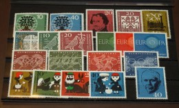 Bund Jahrgang Year Set  1960   Postfrisch ** MNH   #3838 - Verzamelingen