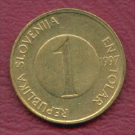 F2774 / - 1 Tolar - 1997 -  Slovenia Slowenien Slovenie - Coins Munzen Monnaies Monete - Slovenië