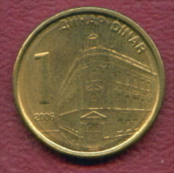 F2847 / - 1 Dinar -  2006 - NBS Serbia Serbien Serbie Servie - Coins Munzen Monnaies Monete - Serbie