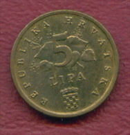 F2850 / - 5 Lipa - 1993 - Croatia Croatie Kroatien  - Coins Munzen Monnaies Monete - Kroatië