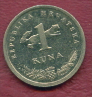 F2854 / - 1 Kuna -  2001 - Croatia Croatie Kroatien  - Coins Munzen Monnaies Monete - Kroatië