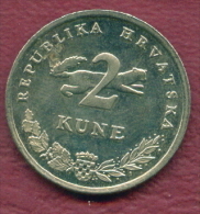 F2855 / - 2 Kune -  2007 - Croatia Croatie Kroatien  - Coins Munzen Monnaies Monete - Croazia