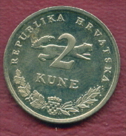 F2855 / - 2 Kune -  2007 - Croatia Croatie Kroatien  - Coins Munzen Monnaies Monete - Croatia