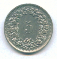 F2863 / - 5 Rappen -  1966 - Switzerland Suisse Schweiz Zwitserland - Coins Munzen Monnaies Monete - Swasiland