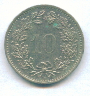 F2869 / - 10 Rappen -  1989 - Switzerland Suisse Schweiz Zwitserland - Coins Munzen Monnaies Monete - Swazilandia