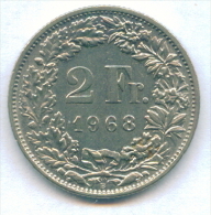 F2876 / - 2 Francs -  1968 - Switzerland Suisse Schweiz Zwitserland - Coins Munzen Monnaies Monete - Swaziland