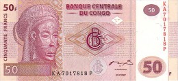 CONGO  50 Francs  Daté Du 31-07-2007        ***** BILLET  NEUF ***** - République Démocratique Du Congo & Zaïre