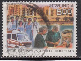 India Used 2009,  Apollo Hospital, Health, Ambulance, Stethoscope, Health. Medicine, Nurse,  (sample Image) - Gebruikt