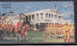 India Used 2009, Tamilnadu Police, Horse, Parade, Monument, Flag, Costume   (sample Image) - Gebruikt