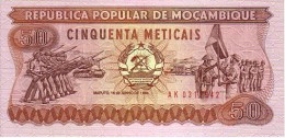MOZAMBIQUE   50 Meticais   Daté Du 01-06-1986    Pick 129 B             ***** BILLET  NEUF ***** - Moçambique