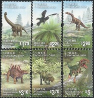 2014 HONG KONG CHINESE DINOSAURS 6V - Unused Stamps