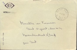 Omslag Enveloppe Stempel Belgie Post 1989 - Enveloppes
