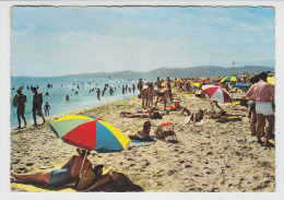 Saint Cyprien 66  La Plage Et Au Fond Les Albères - Saint Cyprien