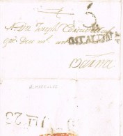 7880. Carta Entera Pre Filatelica ALMACELLAS (Lerida) 1802 - ...-1850 Prephilately