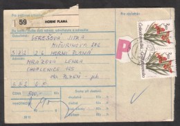 C01786 - Czechoslovakia (1991) Horni Plana / 332 05 Chvalenice (postal Parcel Dispatch Note) - Cartas & Documentos