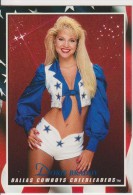 DALLAS COWBOYS NFL Sexy CHEERLEADERS Glossy Card DORIE BRADDY 1993 Sports Grace And Beauty - 1990-1999