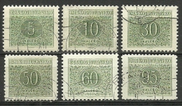 Czechoslovakia ; 1954 Postage Due Stamps - Strafport