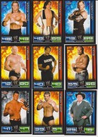 WWE Raw Smackdown ECW Lot Of 11 SLAM ATTAX Wrestling Trading Cards By Topps Europe 2008 - Trading Cards