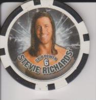 WWE 2008 Wrestling Game Collectible Black Chip By Topps Europe STEVIE RICHARDS - Abbigliamento, Souvenirs & Varie