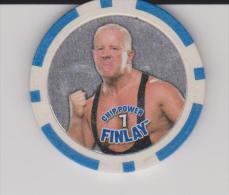 WWE 2008 Wrestling Game Collectible Blue Chip By Topps Europe FINLAY - Kleding, Souvenirs & Andere