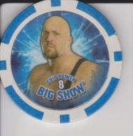WWE 2008 Wrestling Game Collectible Blue Chip By Topps Europe BIG SHOW - Uniformes Recordatorios & Misc