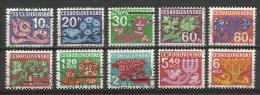 Czechoslovakia ; 1971 Postage Due Stamps - Segnatasse