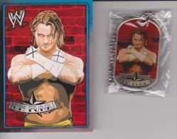 WWE Collectible Wrestling TAGS By Topps Europe 2008 CM PUNK Still Sealed Tag + Trading Card - Bekleidung, Souvenirs Und Sonstige