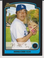 BASEBALL DODGERS 2003 Bowman Draft Picks #BDP120 Rookie Glossy Thick Card By TOPPS With Taiwanese Player HONG CHIH KUO - Baseball - Minors (Lega Minore)