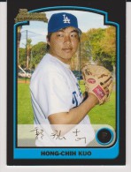 BASEBALL DODGERS 2003 Bowman Draft Picks #BDP120 Rookie Glossy Thick Card By TOPPS With Taiwanese Player HONG CHIH KUO - Baseball - Minors (Ligue Mineure)