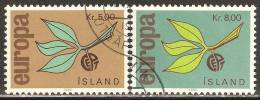 Iceland 1965 Mi# 395-396 Used - Europa / CEPT - Gebruikt