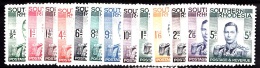 Southern Rhodesia, 1937, SG 40 - 52, Complete Set Of 13, Mint Lightly Hinged - Rhodésie Du Sud (...-1964)