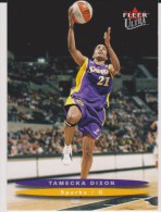 WNBA 2003 Fleer Card TAMECKA DIXON Women Basketball LOS ANGELES SPARKS - Trading-Karten