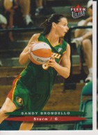 WNBA 2003 Fleer Card SANDY BRONDELLO Women Basketball SEATTLE STORM - Tarjetas