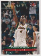 WNBA 2003 Fleer Card SIMONE EDWARDS Women Basketball SEATTLE STORM - Trading-Karten