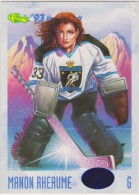 1993 Classic Hockey Draft #112 Card MANON RHEAUME CANADA Women ICE HOCKEY - Trading-Karten